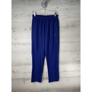 Nike Dri-FIT Pants Mens Medium Blue Track Athletic Elastic Waist Pockets Running